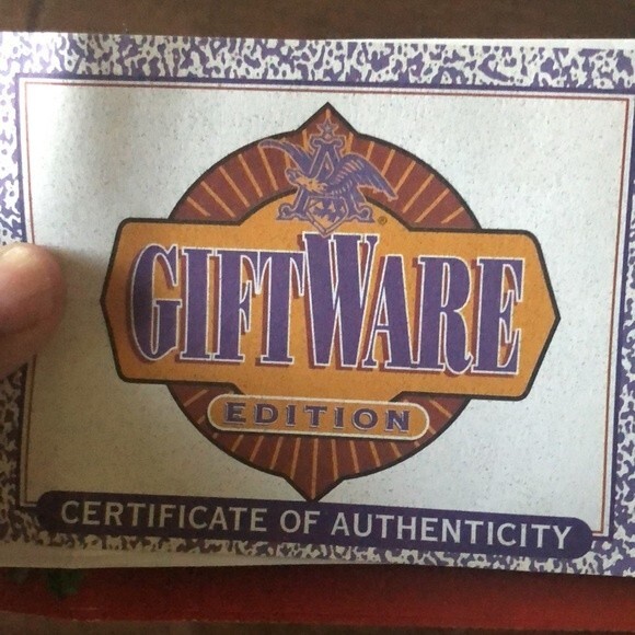 Vintage '99 Budweiser 20th Anniversary Holiday Beer Stein A Century of Tradition - Picture 12 of 12